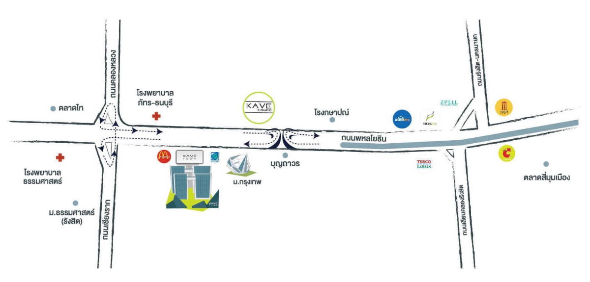 รูป ห้องว่าง🙋🏼💎🙋🏼💥แอดไลน์ได้เลย📲ปทุมธานี💥เคฟ ทาวน์ สเปซ🔴ห้อง 81/905🟢🟡 - รูปที่ 12/13