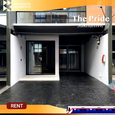เช่าทาวน์โฮม กรุงเทพมหานคร :  The Pride Sukhumvit 77 🏡โฮมออฟฟิศ 5 ชั้น ทำเลทอง 🚆 ใกล้ BTS บางจาก 
