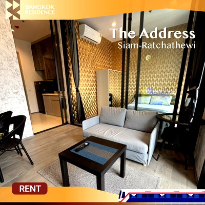Condos for rent :  The Address Siam-Ratchathewi 🌟Fully decorated, cool room, Comfortable 🍃Near BTS Ratchathewi 