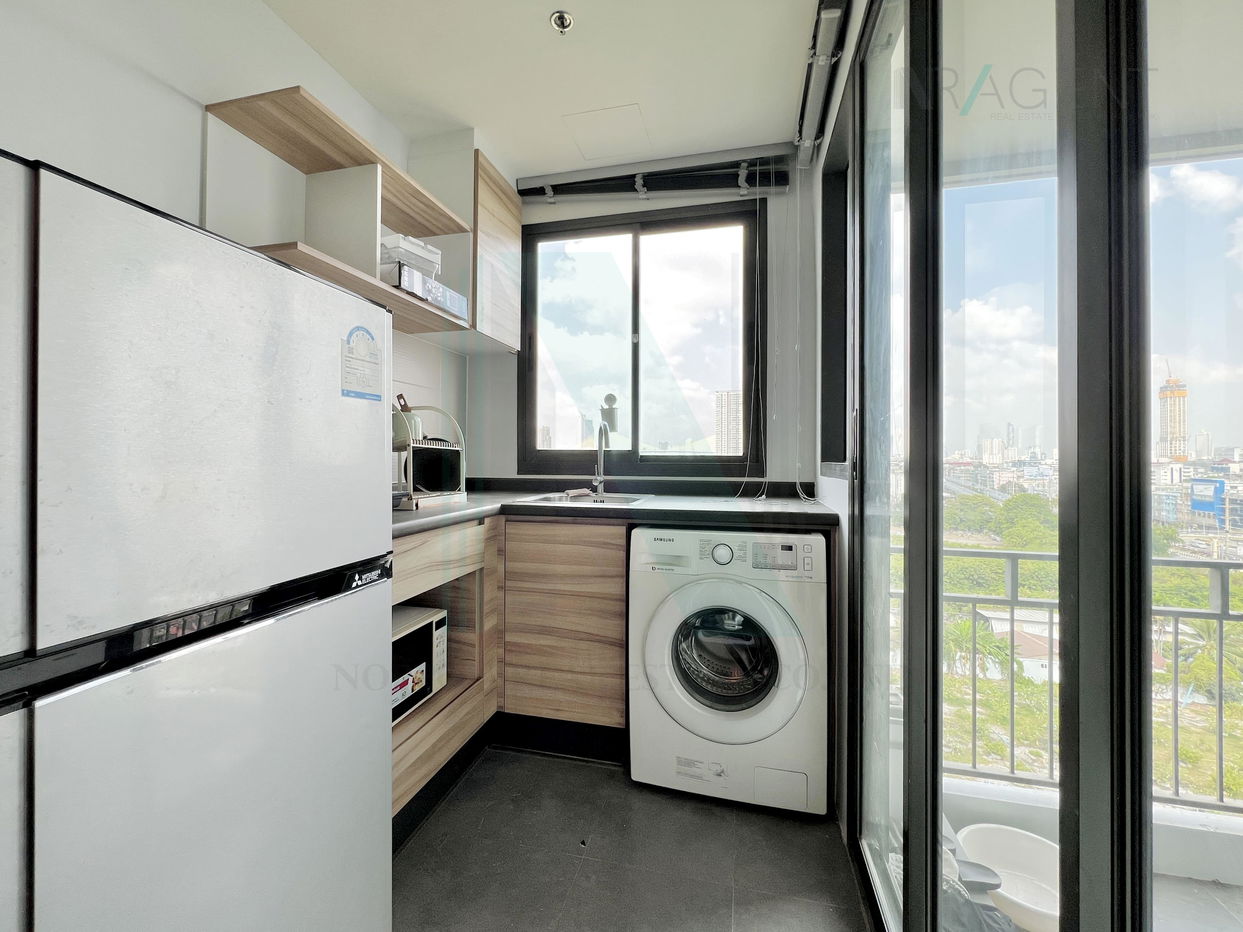 รูป ให้เช่าคอนโด ยู ดีไลท์ เรสซิเดนซ์ ริเวอร์ฟรอนท์ พระราม 3 ชั้น 9 1 ห้องนอน ขนาด 34 ตรม ใกล้ Bangkok Square - รูปที่ 8/8