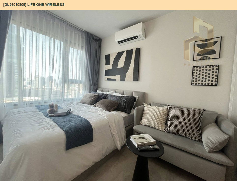 รูป DL26010809 ให้เช่าคอนโด ไลฟ์ วัน ไวร์เลส (Life One Wireless) ใกล้ BTS เพลินจิต พร้อมเข้าอยู่ โทรด่วน 0656133286 LineID @534wlwof - รูปที่ 10/10