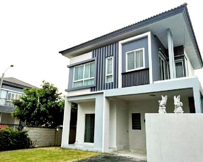 เช่าบ้านเดี่ยว เขตคลองสามวา : ให้เช่าบ้านเดี่ยว 2 ชั้น หมู่บ้านอิคอนเนเจอร์ รามอินทรา 109 ตกแต่งพร้อม แอร์ 4 เครื่อง เฟอร์นิเจอร์ครบ Fully Furnished / อยู่อาศัยเท่านั้น 