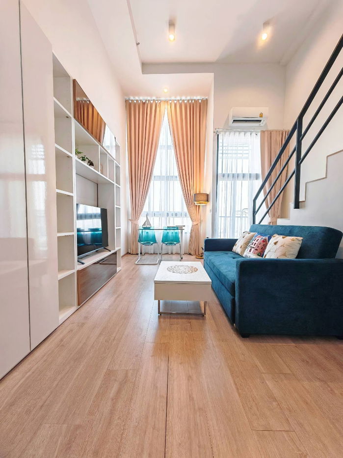 รูป 🟢ER25684 🟢ห้เช่า / For Rent IDEO Rama 9 – Asoke | Duplex 1 ห้องนอน 1 ห้องน้ำ | 💰 29,000 บาท | ใกล้ MRT พระราม 9 🚇 - รูปที่ 2/12