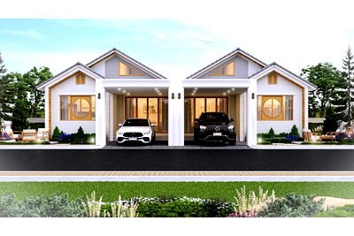 ทาวน์โฮม ชลบุรี : [920471017-434] บ้านแฝด 8 หลัง นอร์ดิกโมเดิร์น รีบจับจอง!