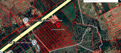 ที่ดิน นครพนม : TD607 ขายที่ดิน  ทำเลเมือง ติดถนนหลัก ใกล้ชุมชน  จังหวัดนครพนม  ใกล้สนามบินเมืองนครพน ใกล้หน่วยงานราชการ และชุมชน