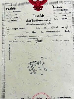 ที่ดิน ม.แม่โจ้ : ขายที่ดินโซน ต.เหมืองแก้ว อ.แม่ริม จ.เชียงใหม่ 