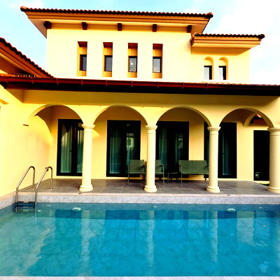เช่าบ้านเดี่ยว ชลบุรี : Chivani Pool Villa  หมู่บ้านหรูสไตล์ ทัสคานี ท่ามกลางธรรมชาติ เงียบสงบ เป็นส่วนตัว สระว่ายน้ำส่วนตัว 