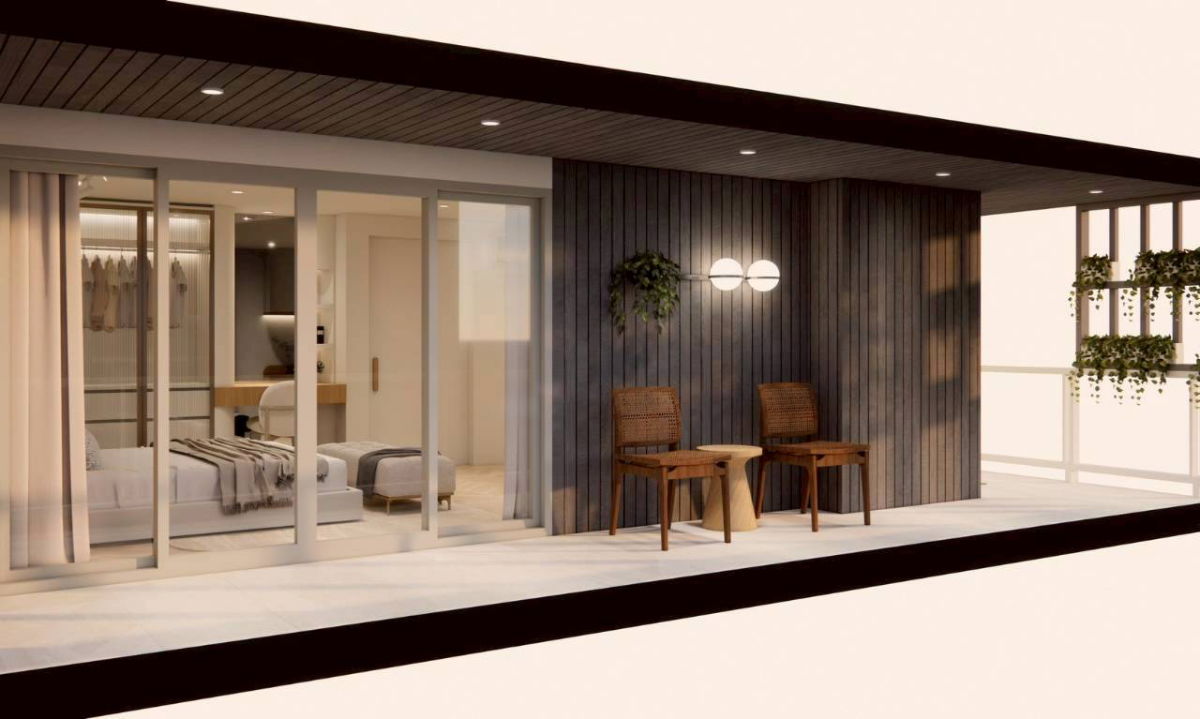 รูป รวีวารี เรสซิเดนซ์ นิมมานเหมินทร์ 15 ที่สุดของที่พักหรู 71 ตรม. พร้อมระเบียงวิวภูเขาเต็มตา - รูปที่ 20/23