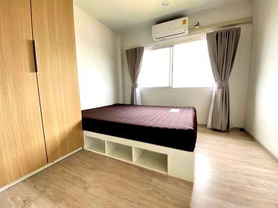 เช่าคอนโด บางบัวทอง นนทบุรี : มีเครื่องซักผ้า คอนโด เสนาคิทท์ เวสต์เกต - บางบัวทอง เฟส 1 ชั้น 5 แบบ 1 ห้องนอน 25 ตรม. ราคาถูก เพียง 5,000 บาท เท่านั้น