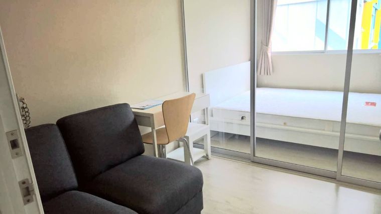   P. พลัมคอนโดพาร์ครังสิตให้เช่า  ราคาถูก กั้นห้องนอน ตกแต่งครบ ใกล้ม.กรุงเทพ 🔥