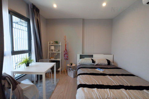 ให้เช่าคอนโด เดอะ ทรี หัวหมาก อินเตอร์เชนจ์ อาคาร C ชั้น 14 สตูดิโอ ขนาด 23.00 ตรม ใกล้ The Mall บางกะปิ