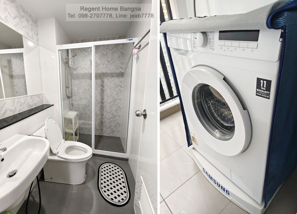 รูป ให้เช่าคอนโด รีเจ้นท์ โฮม บางนา (Regent Home Bangna) BTS บางนา เฟอร์ครบ พร้อมอยู่ - รูปที่ 4/9