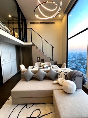 เช่าคอนโด รร.พญาไท : ปล่อยเช่าคอนโดหรู PARK ORIGIN RATCHATHEWI  Duplex ทำเลดี ห้องสวยแบบระดับพรีเมียม เฟอร์ครบ วิวสวย ราคากันเอง เดินทางก็สะดวก (kyz1180)