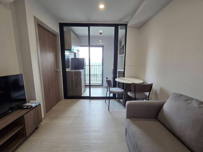 code : F80 ว่างแล้ว!! คอนโดให้เช่า นิว คอร์ คูคต | ติดทางขึ้น BTS คูคต วิวรถไฟฟ้า พร้อมเข้าอยู่ 1/2/2569 นี้