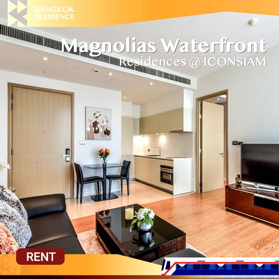 คอนโดให้เช่า : Magnolias Waterfront 💎 Ultimate Riverside Living with High Unit  ใกล้ BTS เจริญนคร