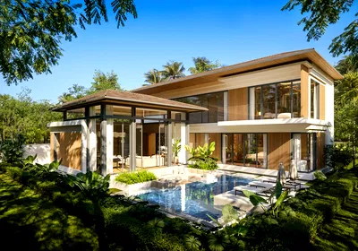 Houses for sale Bang Lamung Chonburi : 4 Bedroom Pool View Villa for sale in East Pattaya