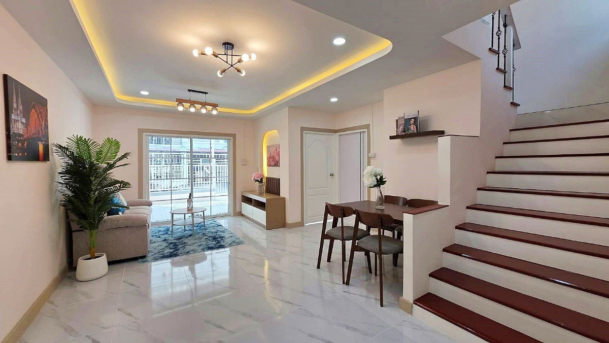 รูป บ้านสวย หน้ากว้าง 6 เมตร 3 นอน หมู่บ้านพฤกษา 3 ถนนวัดลาดปลาดุก บางบัวทอง ใกล้เซ็นทรัล เวสเกต - รูปที่ 13/23