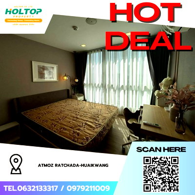 Condos for rent : #Z4306💥 220169🔥 Condo for Rent: Atmoz Ratchada-Huaikwang