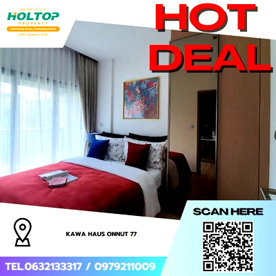 Condos for rent : #Z4319💥 230169 🔥 Condo for Rent: Kawa Haus Onnut 77