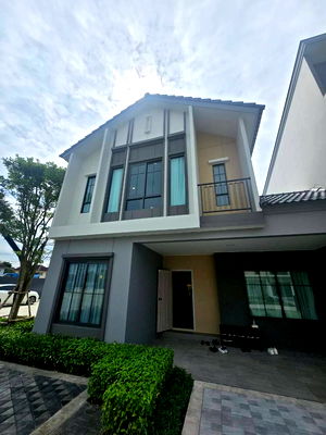 Twin houses for sale Khlong Sam Wa : sss525 For Sale: 2-story Twin House, The Connect Panya-Ramintra, Brand New, near Fashion Island.