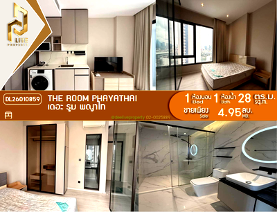 Condos for sale Central Chit Lom : DL26010859 Condo for sale, The Room Phayathai near BTS พญาไท, ready to move in, call urgently 0638692663 LineID @257sxzzu