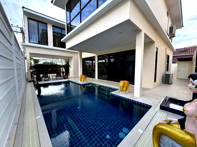 Houses for rent Bang Lamung Chonburi : For Rent : Private Detached House, Soi Koh Pai  7 Bedrooms, 8 Bathrooms