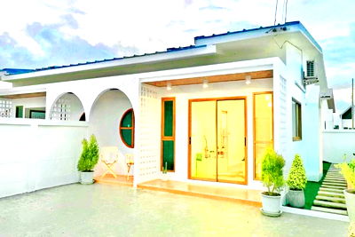 Houses for sale Bang Lamung Chonburi : [920471004-1131] Twin houses in a cafe style, 2 Bedrooms at The Prosper House village