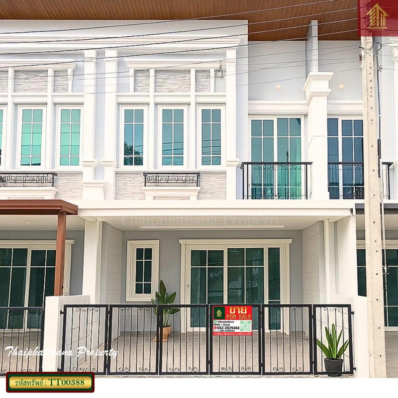 ขายทาวน์โฮม : โกลเด้น ทาวน์ 3 บางนา-สวนหลวง ทาวน์โฮมติดถนนใหญ่ ใกล้ MRT สถานีศรีอุดม