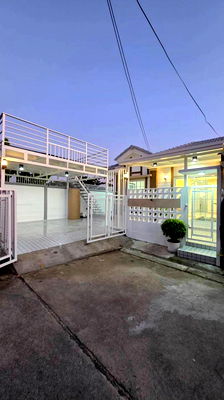 ทาวน์โฮม นนทบุรี : บ้านสวย  ชั้นเดียว  หลังริม  วิวทุ่งนา  หมู่บ้านพฤกษา 41  ซอยกันตนา  บางใหญ่   ใกล้เซ็นทรัล เวสเกต