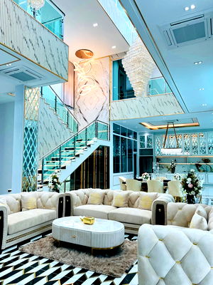 เช่าบ้านเดี่ยว สัตหีบ ชลบุรี : ให้เช่าบ้านพูลวิลล่าสุดหรูสไตล์โมเดิร์น หาดจอมเทียน