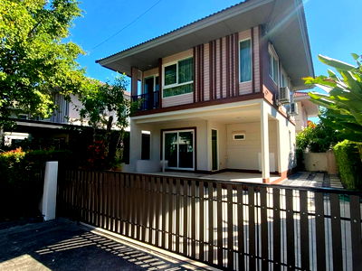 เช่าบ้านเดี่ยว บางบ่อ สมุทรปราการ : H 954 ให้เช่า บ้านเดี่ยว 2 ชั้น ม.คณาสิริ บางนา กม.26 บางบ่อ บ้านสวยพร้อมเฟอร์นิเจอร์ ราคา 18,000 บาท