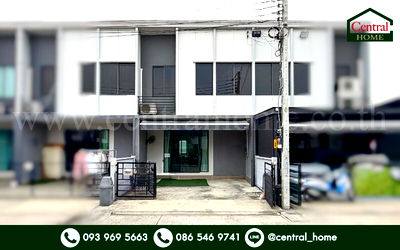 ขายทาวน์โฮม : ทาวน์โฮม พลีโน่ ราชพฤกษ์ - รัตนาธิเบศร์ หน้าบ้านไม่ชนใคร สภาพดี พร้อมอยู่