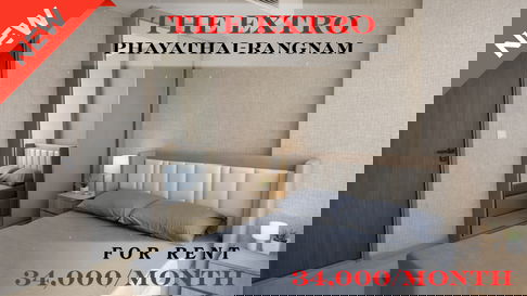 🍀🍀🍀 Exclusive Unit for Rent 🌹🌹 📌 The Extro Phayathai–Rangnam 🌸 (Line: @rent2022) ✨ Ready to move in | Property Code: A09018