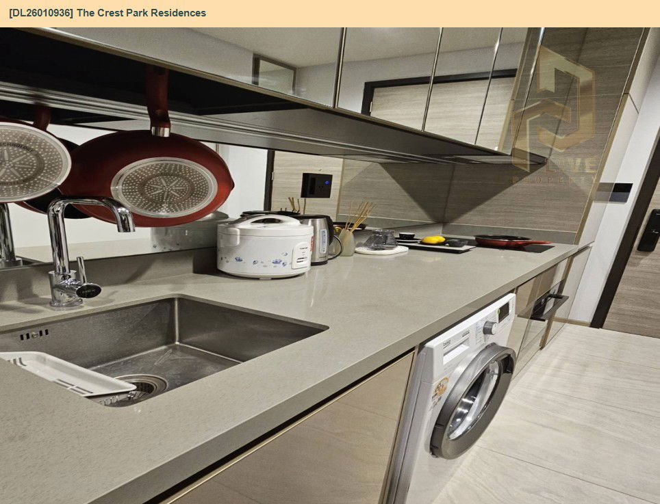 รูป DL26010936 ให้เช่าคอนโด เดอะ เครสท์ พาร์ค เรสซิเดนซ์ (The Crest Park Residences) ใกล้ MRT พหลโยธิน พร้อมเข้าอยู่ โทรด่วน 0800343450 LineID @655ebbvc - รูปที่ 9/11
