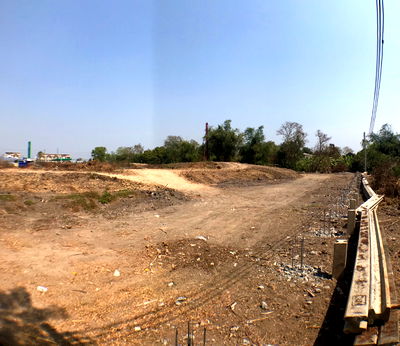 ที่ดินให้เช่า : ให้เช่าที่ดิน 6 ไร่ ใกล้ถนนลำลูกกา หลังติดคลองใหญ่