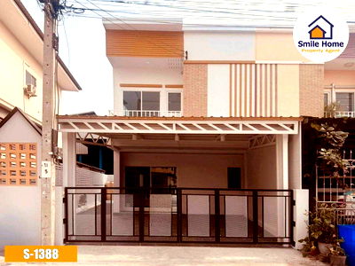 ทาวน์โฮม พระประแดง สมุทรปราการ : มหาวงศ์ วิลล่า สำโรง พระประแดง หลังริม รีโนเวทใหม่พร้อมเข้าอยู่
