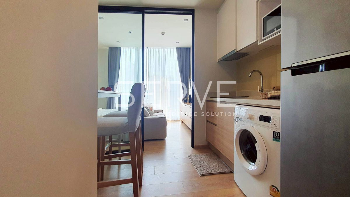 รูป 🔥22K🔥 - ห้องสตูดิโอ กั้นห้องเป็นสัดส่วน แต่งสวยมาก 27.36 ตร.ม. ชั้นสูง 15+ กับคอนโดใกล้ BTS พร้อมพงษ์ 500 ม.ที่คอนโด Noble Around 33 / ให้เช่าคอนโด - รูปที่ 5/6