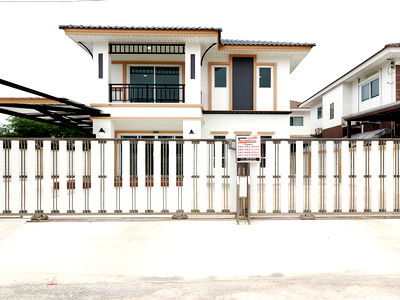 บ้านเดี่ยว สมุทรสาคร : Clearance Sale บ้านเดี่ยว 2 ชั้น ม.กรีนเนอรี่ บาย นิราวิลล์ ขนาด 63.1 ตร.ว. 3นอน 2น้ำ 1ครัว 5 ที่จอดรถ บ้านใหญ่ หลังหัวมุม [เอกชัย-พระราม2]