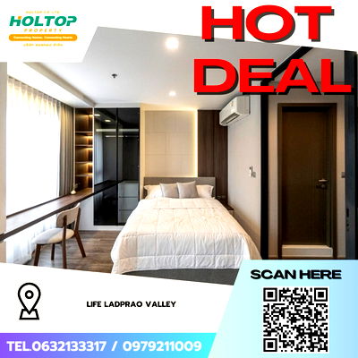 คอนโดให้เช่า : #Z4310💥 230169 🔥ให้เช่าคอนโด Life Ladprao Valley