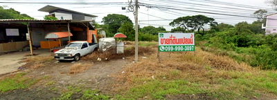 ขายที่ดิน : ขายที่ดิน ก่อนถึง ปตท.ทวีพรม่วงหมู่  ต.บางมัญ  อ.เมืองสิงห์บุรี  โทร.0999983897