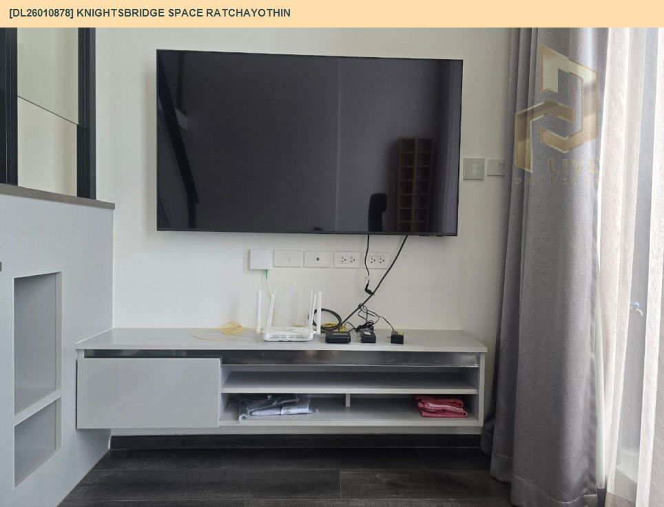รูป DL26010878 ให้เช่าคอนโด ไนท์บริดจ์ สเปซ รัชโยธิน (Knightsbridge Space Ratchayothin) ใกล้ BTS พหลโยธิน 24 พร้อมเข้าอยู่ โทรด่วน 0656133286 LineID @534wlwof - รูปที่ 2/10