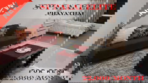 🍀🍀🍀 Exclusive Unit for Rent 🌹🌹 📌 Supalai Elite Phayathai 🌸 (Line: @rent2022) ✨ Ready to move in | Property Code: A08843