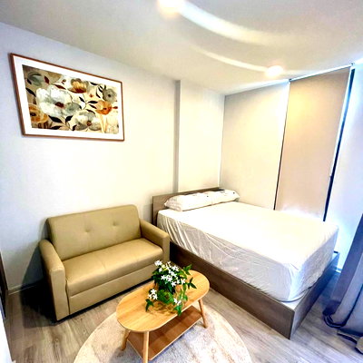 Condos for rent : Quintara Mhy'gen Ratchada Huaikhwang, a condo near Huai Khwang MRT , studio room for rent, 12.9k baht