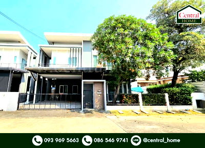 บ้านเดี่ยว เขตดอนเมือง : บ้านเดี่ยว คาซ่า ซิตี้ ดอนเมือง หลังริม ต้นโครงการ ตกแต่งสวย พร้อมอยู่