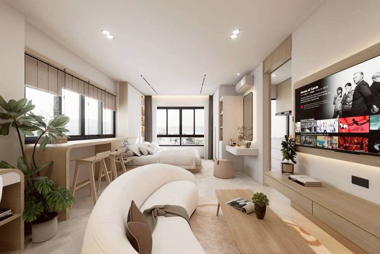 ขาย ดีคอนโด แคมปัส – มช. คอนโดตึกใหม่ ห้องกำลังรีโนเวท (ID:1296CS) 