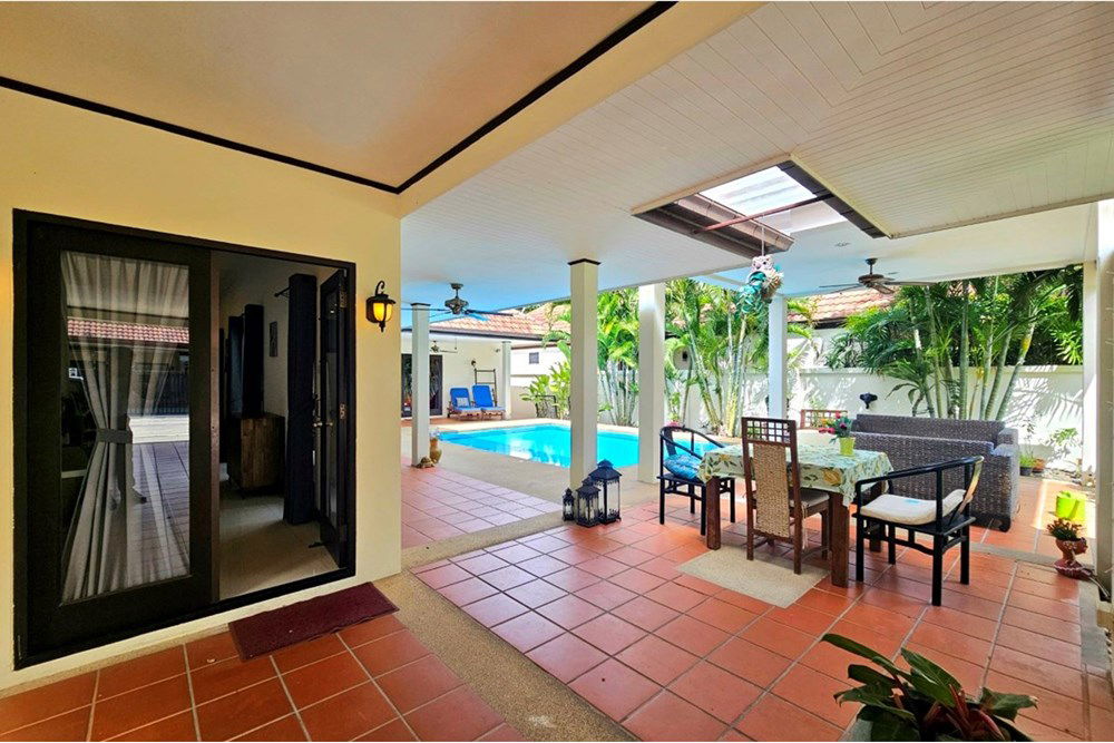 รูป [920601001-879] ให้เช่าบ้านวิลล่าสไตล์ทรอปิคอล 3 ห้องนอน 2 ห้องน้ำ ในสวนไผ่ หัวหิน ซอย 70 - รูปที่ 6/40