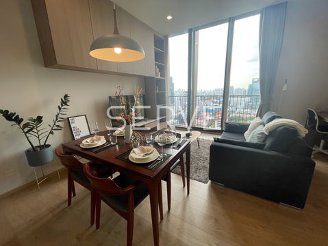 🔥Hot Deal 40K🔥 - 1 Bed Nice Room 50.21 sq.m. High Fl. 20+ Good View Close to BTS Asok & MRT Sukhumvit 550 m. at Noble BE19 Condo / For Rent