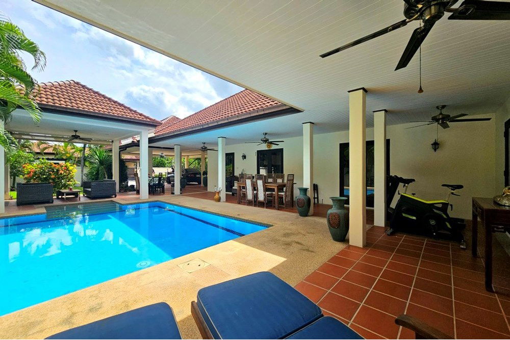 รูป [920601001-879] ให้เช่าบ้านวิลล่าสไตล์ทรอปิคอล 3 ห้องนอน 2 ห้องน้ำ ในสวนไผ่ หัวหิน ซอย 70 - รูปที่ 10/40