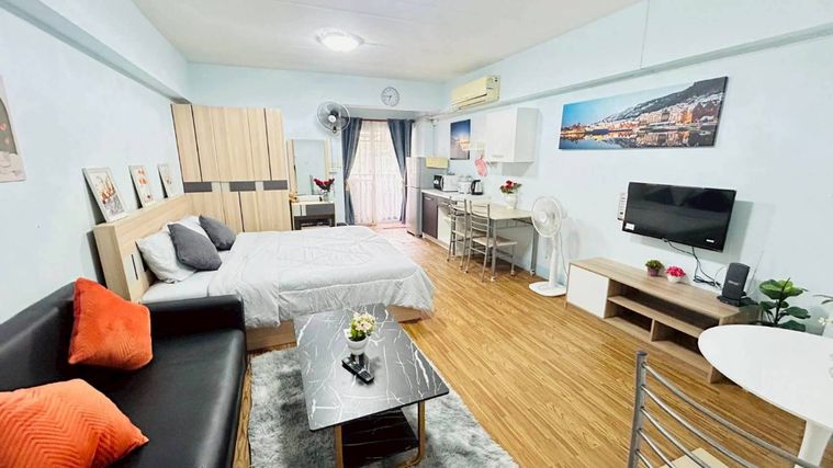 🏣ให้เช่า condo PP ตึกF มีระเบียง ใกล้สันป่าข่อย  ห้องพร้อมเข้าอยู่ ค่าเช่า 5,800 บาท / เดือน