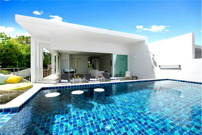 บ้านเดี่ยว สุราษฎร์ธานี : [920121030-162] Luxury Sunset Sea View: 3 bedroom villa: For Sale